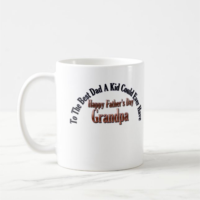 Glad fars dag farfar kaffemugg (Vänster)