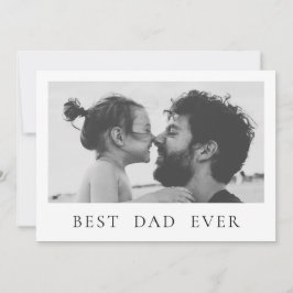 Glad fars dag foto minimalistisk bästa pappa någon kort
