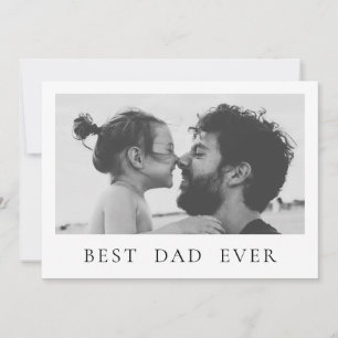 Glad fars dag foto minimalistisk bästa pappa någon kort