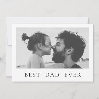 Glad fars dag foto minimalistisk bästa pappa någon kort