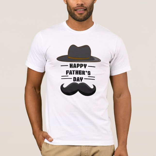 GLAD FARS DAG Mössa ROLIGT UTFORMAD DESIGN T Shirt (Framsida)