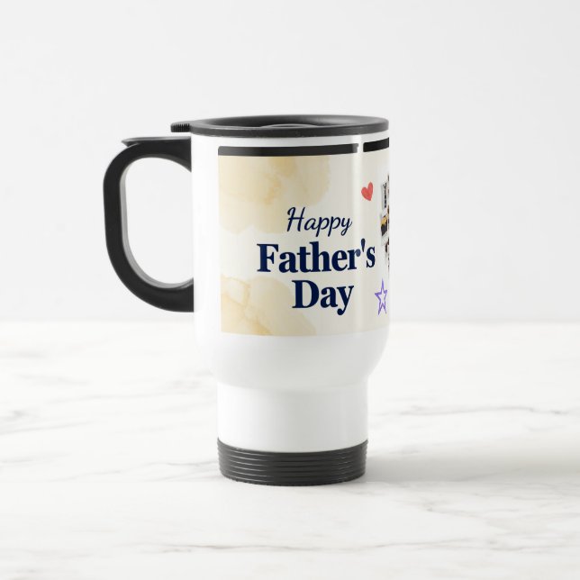 Glad fars dag-mugg resemugg (Vänster)