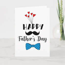 Glad fars dag Pappas dag Grattis-kort Kort