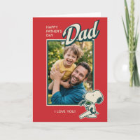 Glad fars dag | Snoopy Pappa Anpassningsbar bild