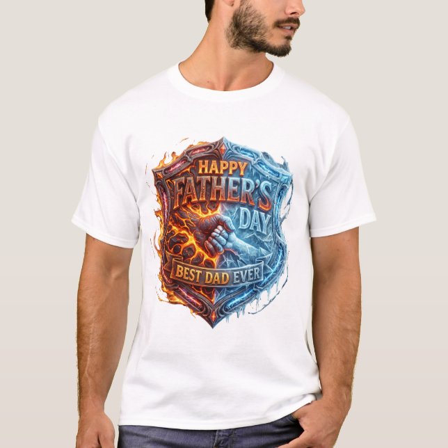 Glad fars dag t shirt (Framsida)