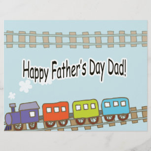 Glad fars dag Tåg