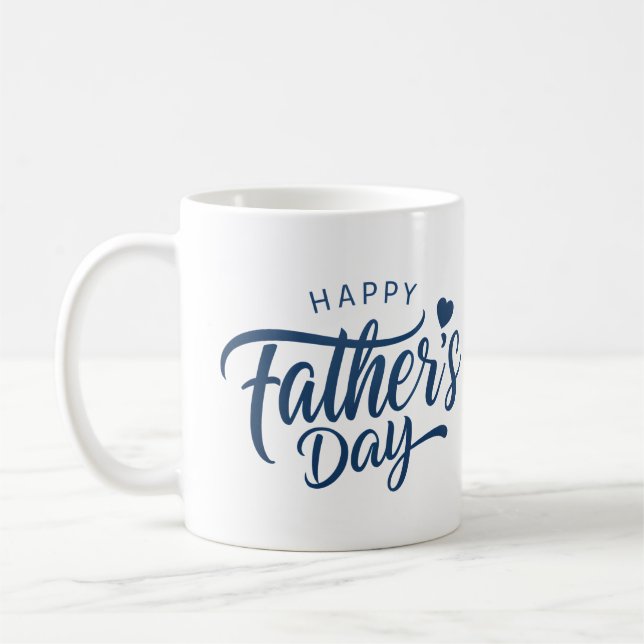 Glad fars dag-teckensnitt kaffemugg (Vänster)
