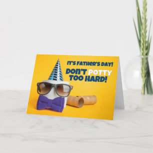 Glad fars dag Toalettpapper Potty Humor Kort