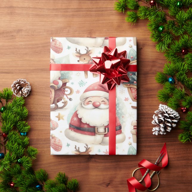 Glad festlig julpresentpapper presentpapper (Julgåva)