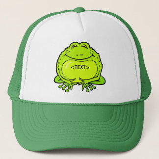 glad fet groda, <TEXT> Truckerkeps