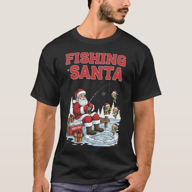 Glad Fishmas, Fishmastid T Shirt (Framsida)