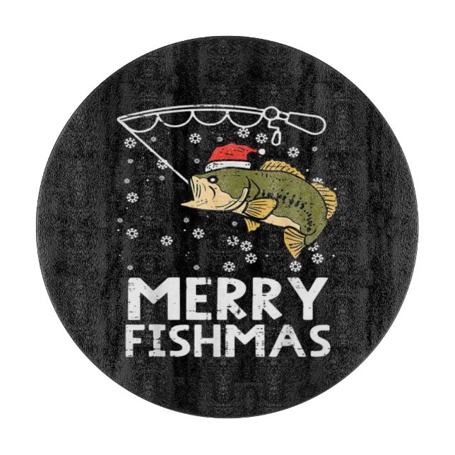 Glad fiskjul Fisk Fiske Jul  (Framsidan)