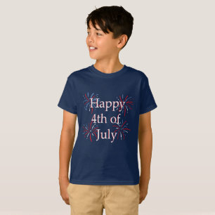 Glad fjärde juli barn skjorta tröja