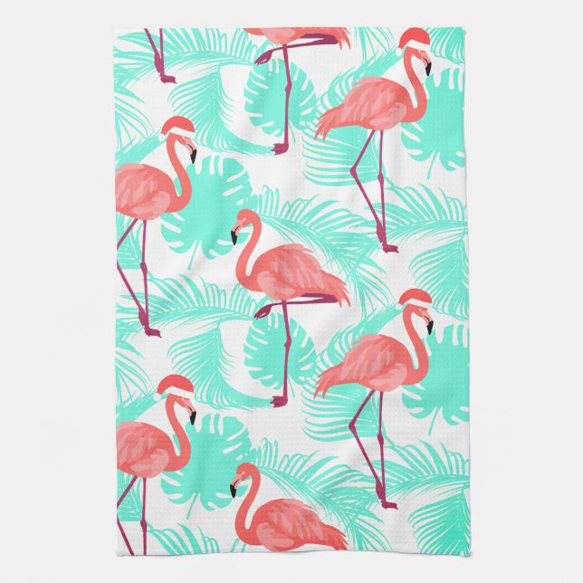 Glad Flamingo Kökshandduk (Vertikal)