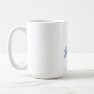 Glad flicka Handritad illustration – lite glad Kaffemugg