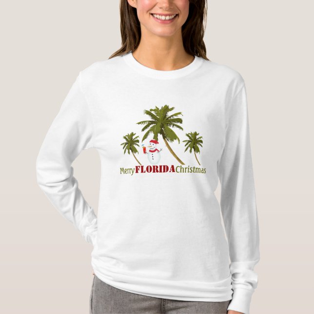Glad Florida jul T Shirt (Framsida)