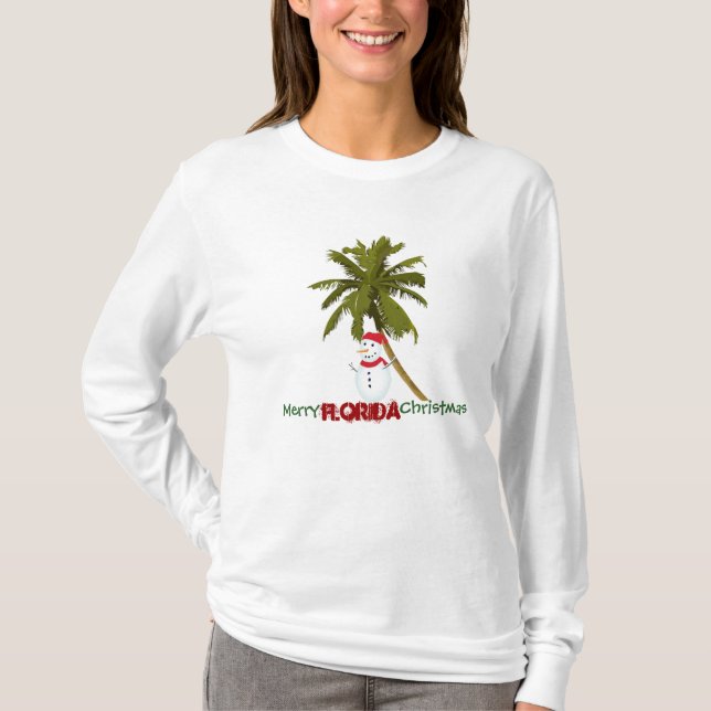 Glad Florida jul T Shirt (Framsida)