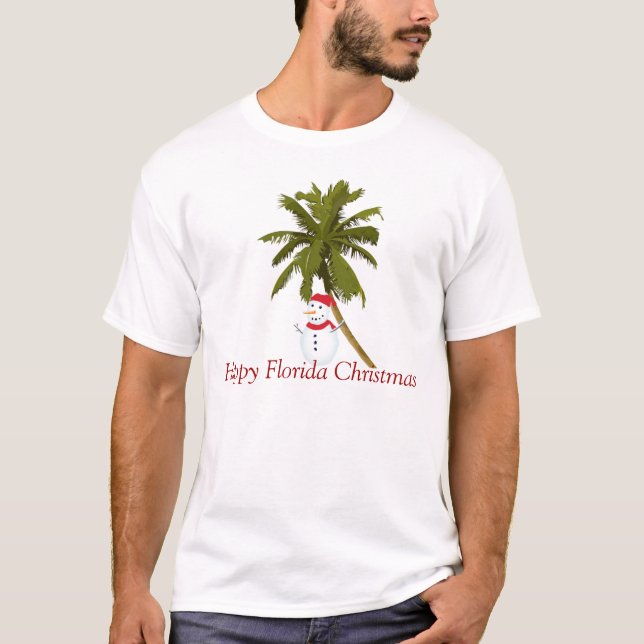 Glad Florida jul T-shirt (Framsida)