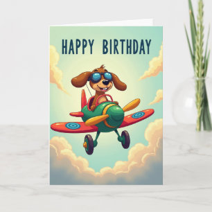 Glad Flygande Hund Kort