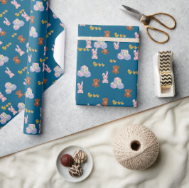 Glad födelsedag för småbarn presentpapper