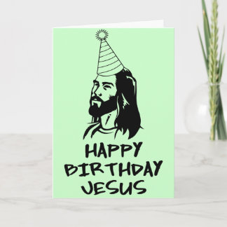 Glad födelsedag Jesus Kort
