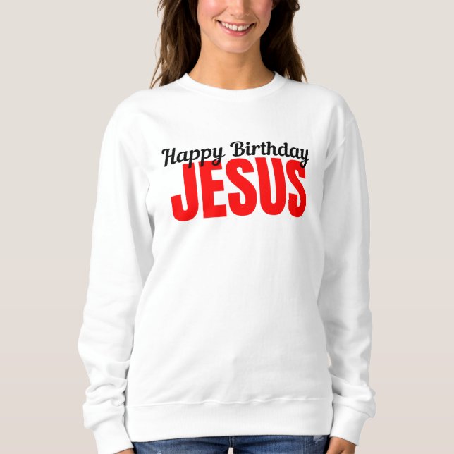 Glad födelsedag Jesus T Shirt (Framsida)