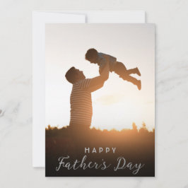 Glad födelsedag pappa barn fotokort inbjudningar