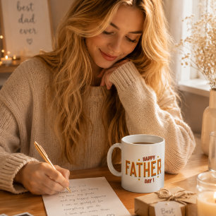 Glad födelsedag pappa – hjärtlig gåva till världen kaffemugg