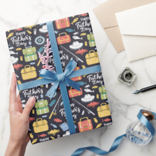 Glad födelsedag till pappa presentpapper