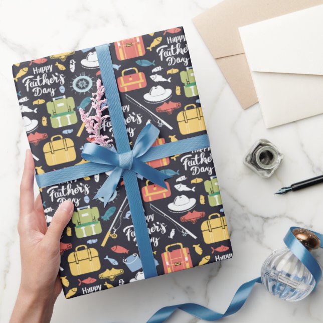 Glad födelsedag till pappa presentpapper (Gifting)