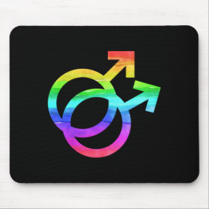Glad för pridebög för symbol LGBT gåva Musmatta