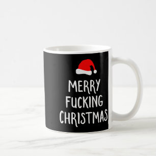 Glad Foring Jul Olämplig Tomte Pyjamas Kaffemugg