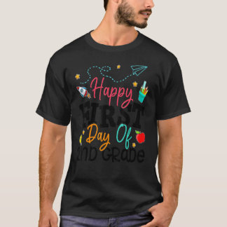 Glad första dag i andra klass lärare tillbaka till t shirt