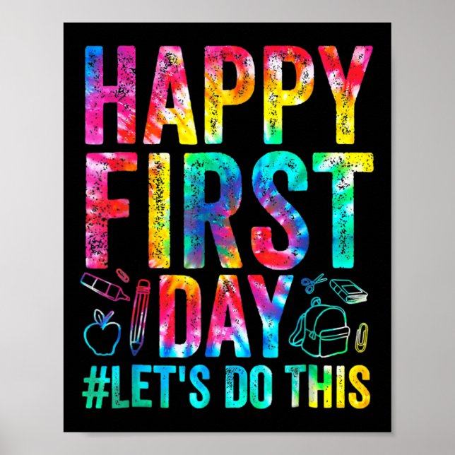 Glad första dag Let's Do This Välkommen Byck Till  Poster (Framsidan)