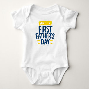 Glad första fars dag t shirt