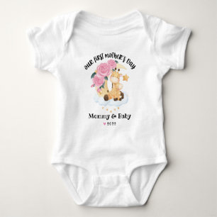 Glad första mors dag Baby Body T Shirt