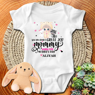 Glad första mors dag - Babyflicka T Shirt