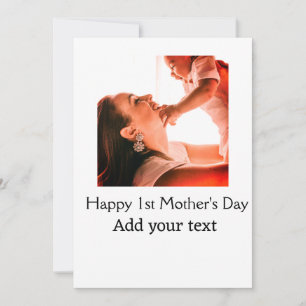 Glad första mors dag bästa mamma någonsin lägg til julkort