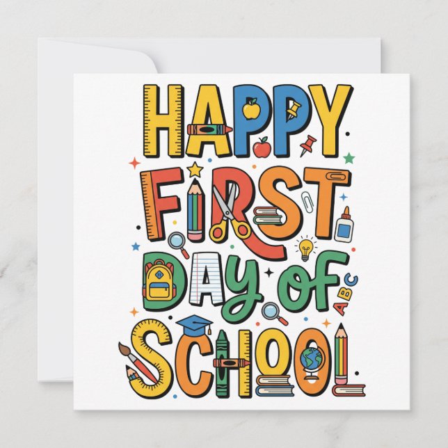 Glad första skoldag | Tillbaka till skolan (Framsida)