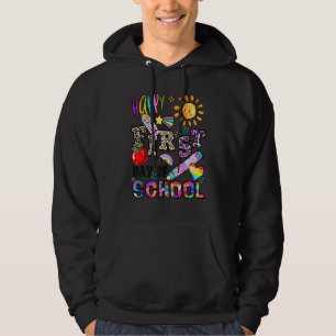 Glad första skoldagen klasslärare klass team hoodie