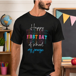 Glad första skoldagen t shirt
