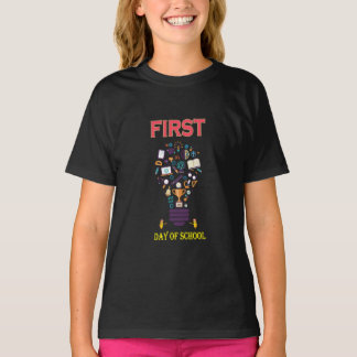 Glad första skoldagen Tillbaka till skolan Baby T Shirt
