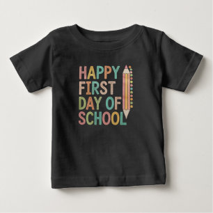Glad första skoldagen Tillbaka till skolan T Shirt
