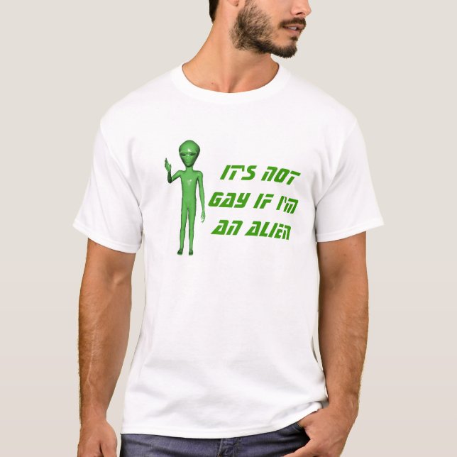 glad främmande tshirt tröja (Framsida)