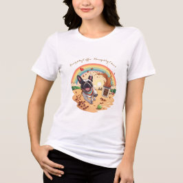 Glad fransk bulldogg & kaffesprut – tass, t shirt