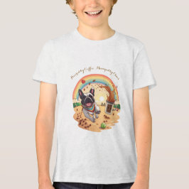 Glad fransk bulldogg & kaffesprut – tass, t shirt