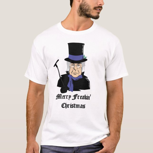 Glad Freakin jult-skjorta T Shirt (Framsida)