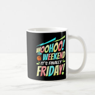 Glad fredag Fre Yay Lärare Skola Meme Tank Top_ Kaffemugg