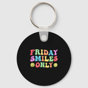 Glad fredag Fre Yay Lärare Skola Meme Tank Top_ Nyckelring