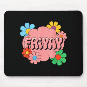 Glad fredag Fri-yay Lärare Skola Meme _1 Musmatta